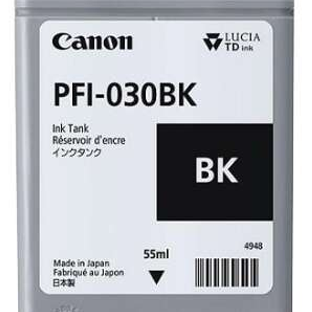 Canon PFI030 Negro Cartucho de Tinta Original - 3489C001 1