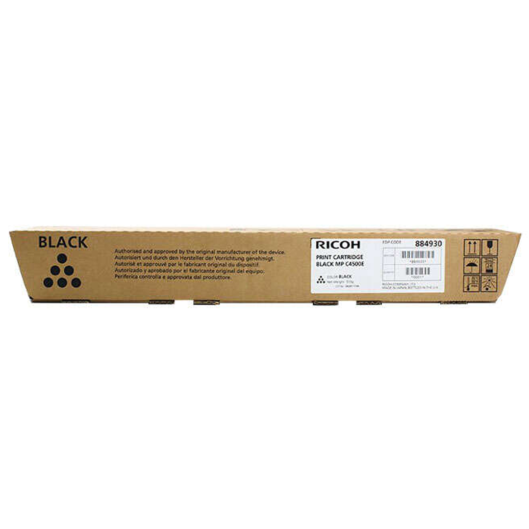 Ricoh Aficio MP-C3500/MP-C4500 Negro Cartucho de Toner Original - 884930/888608/842034 1