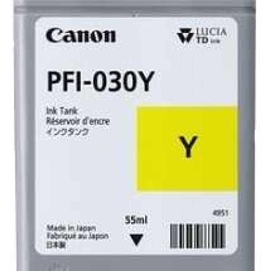 Canon PFI030 Amarillo Cartucho de Tinta Original - 3492C001 1