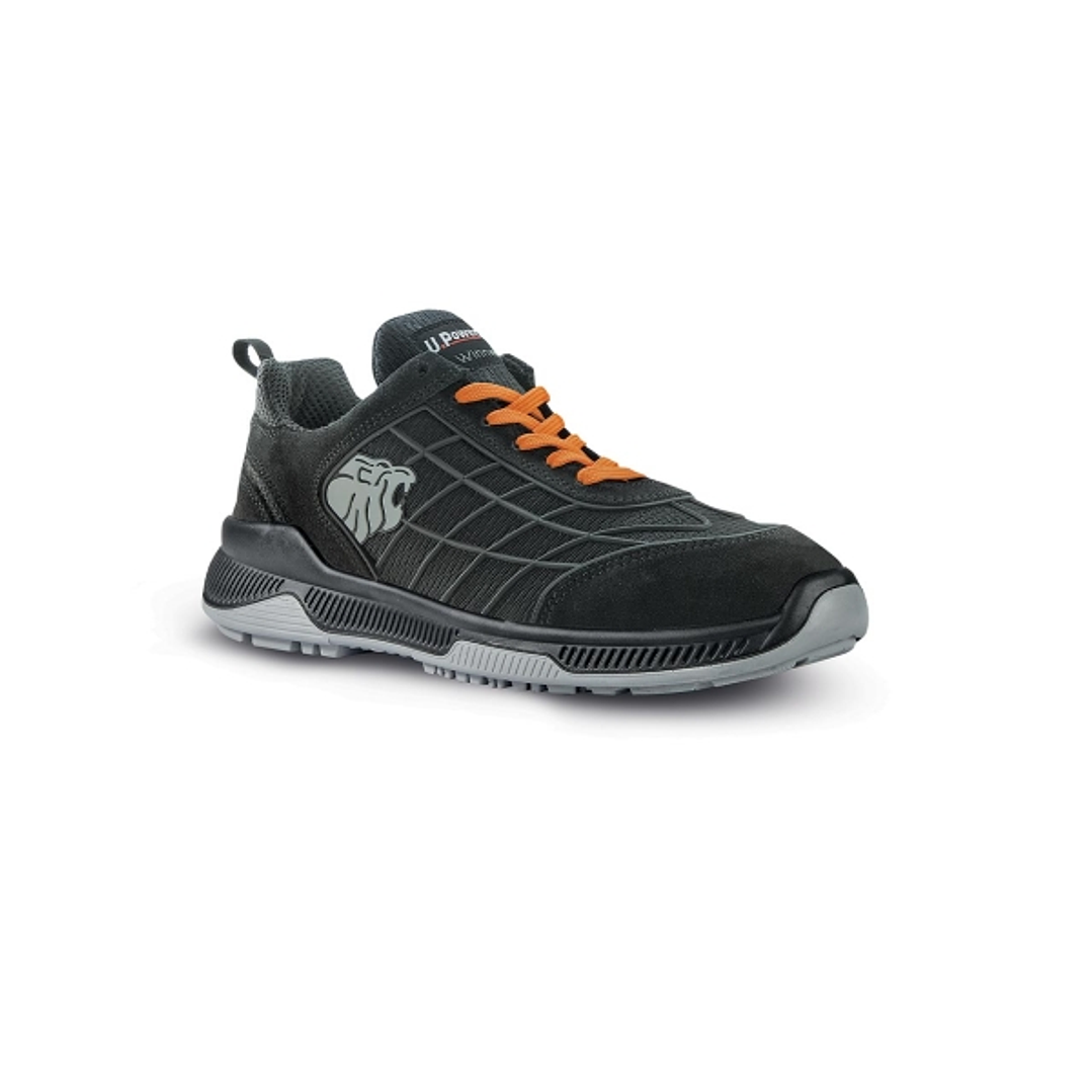 Upower Match S Calzado de Seguridad - Talla 40 - Gamuza Suave, Mesh Transpirable, Puntal Composite, Antiperforacion, Antideslizante, Suela Doble Densi 1