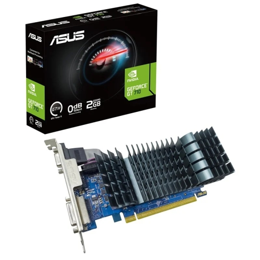 Asus GeForce GT 710 SL EVO BRK Tarjeta Grafica 2GB GDDR5 1