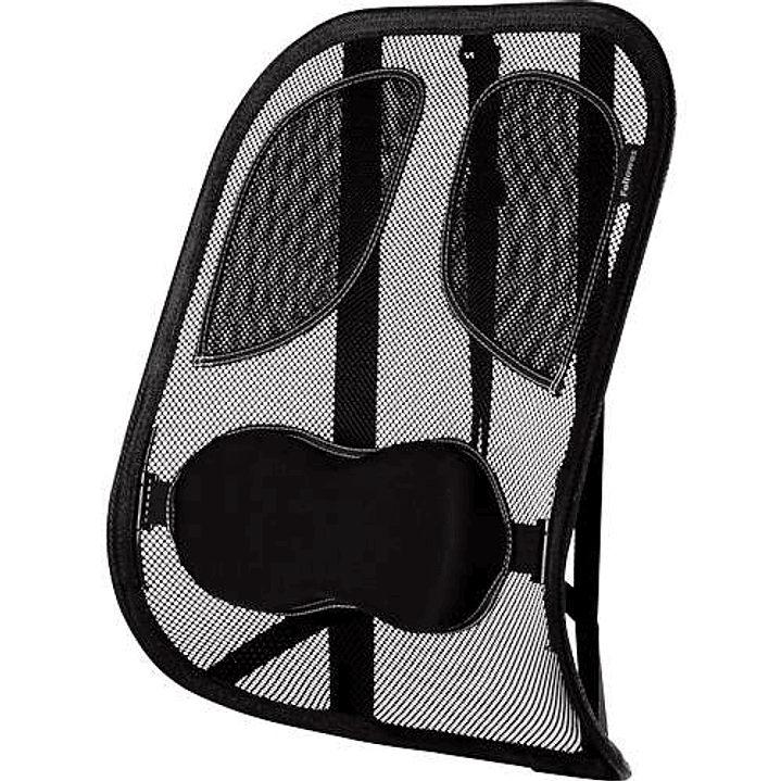 Fellowes Mesh Professional Series Suites Cojin Lumbar - Material de Malla - Sistema Triple Tensor - Color Grafito 1