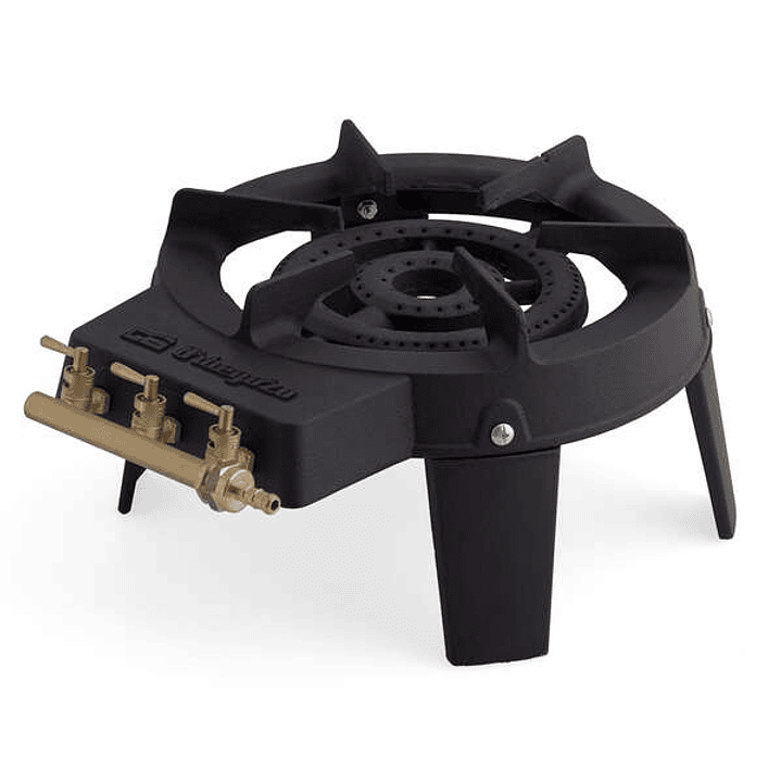 Orbegozo FO 6400 Hornillo a Gas Resistente y Eficiente - Potencia 7.000W - Hierro Fundido - Doble Quemador - Seguro y Practico 1