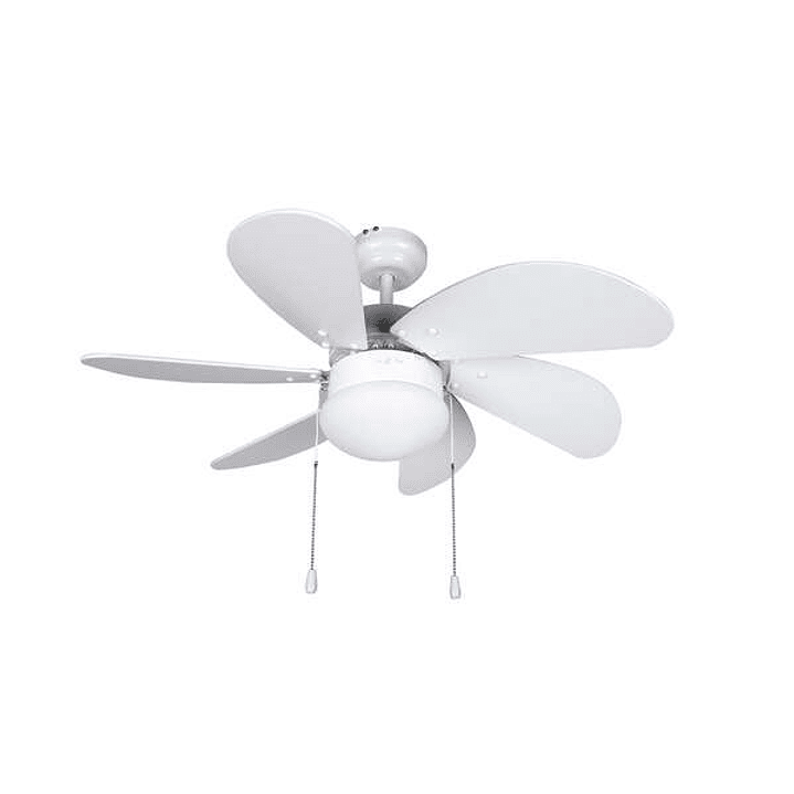 Orbegozo CP 15076 B Ventilador de Techo - Ideal para Ambientes Pequeños - Consumo Minimo de Energia - Sistema de Ventilacion Reversible - Silencioso - 1