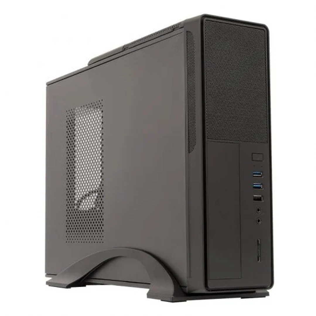 Unykach UK2010 Caja Torre ITX, MicroATX - Fuente de Alimentacion 450W Incluida - Tamaño Disco Soportado 3.5