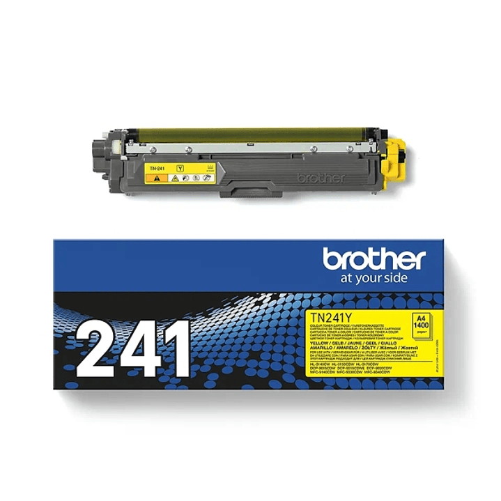 Brother TN241 Amarillo Cartucho de Toner Original - TN241Y 1