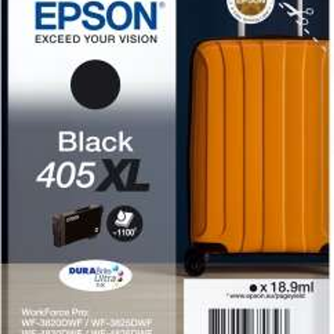 Epson 405XL Negro Cartucho de Tinta Original - C13T05H14010 1