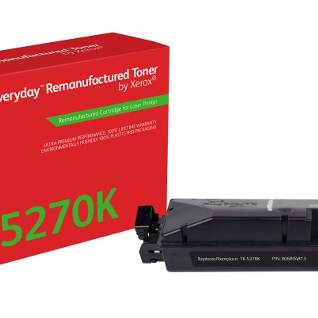 Xerox Everyday Kyocera TK5270 Negro Cartucho de Toner Remanufacturado - Reemplaza 1T02TV0NL0/TK5270K 1