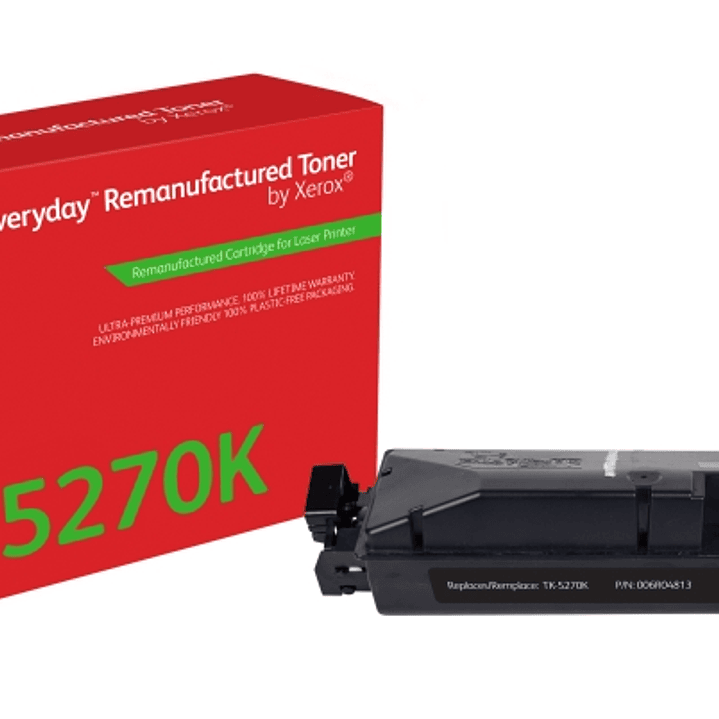 Xerox Everyday Kyocera TK5270 Negro Cartucho de Toner Remanufacturado - Reemplaza 1T02TV0NL0/TK5270K 1