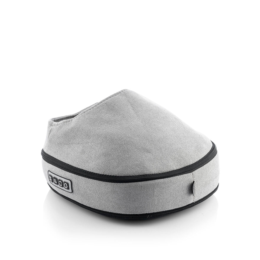 Innovagoods Futsa Masajeador Shiatsu Termico 2 en 1 - 24W - 3 Velocidades - Cable 120cm - Cabezales Rotativos - Apagado Automatico - Funcion Calor - 3 1