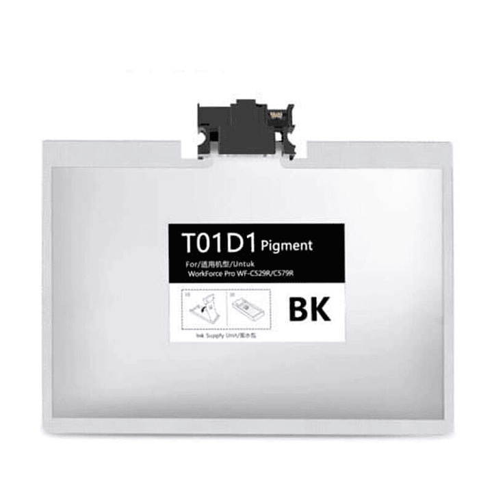 Epson T01D1/T01C1 Negro Cartucho de Tinta Pigmentada Generico - Reemplaza C13T01D100/C13T01C100 1