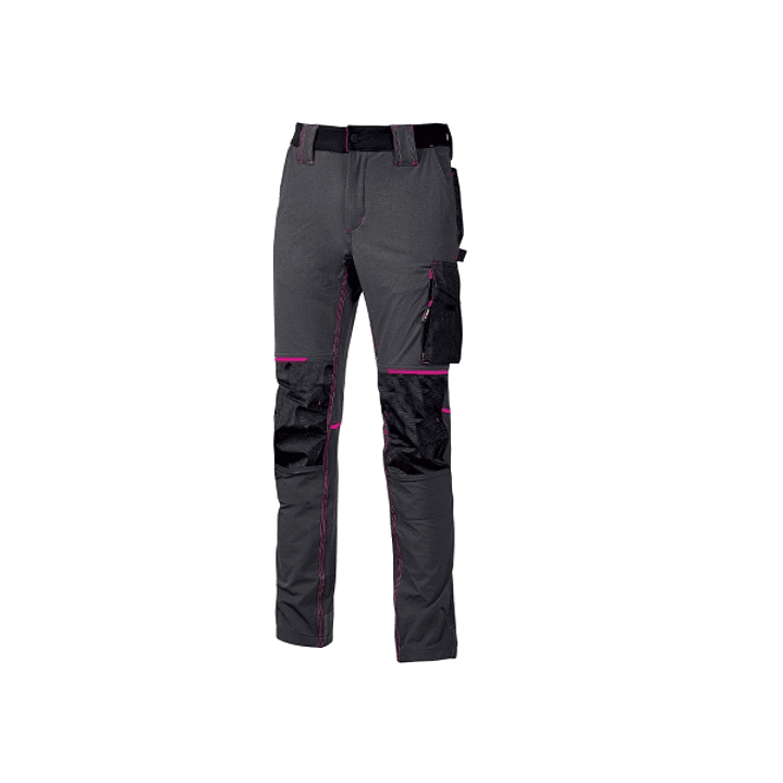 Upower Atom Lady Pantalon de Tejido Stretch - Talla 5XL - Maxima Movilidad, Repelente al Agua, Transpirable, Secado Rapido, Bolsillos Multifuncionales 1