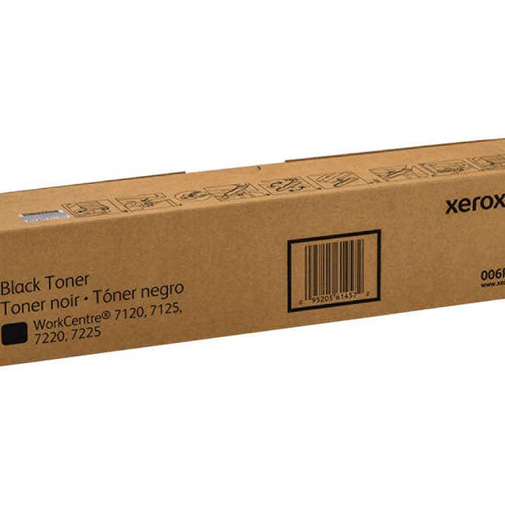 Xerox WorkCentre 7120/7125/7220/7225 Negro Cartucho de Toner Original - 006R01457 1