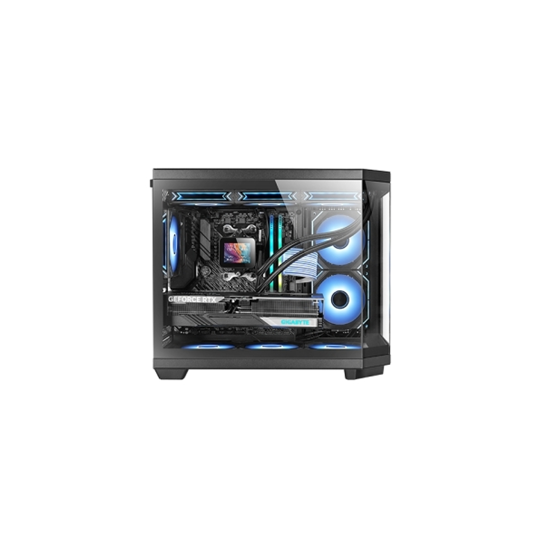 Mars Gaming MC-3TCOREM Minitorre Ultracompacta - Soporte MicroATX/Mini-ITX - Triple Cristal Templado - Doble Camara - 5 Ranuras de Expansion - 435x287 1