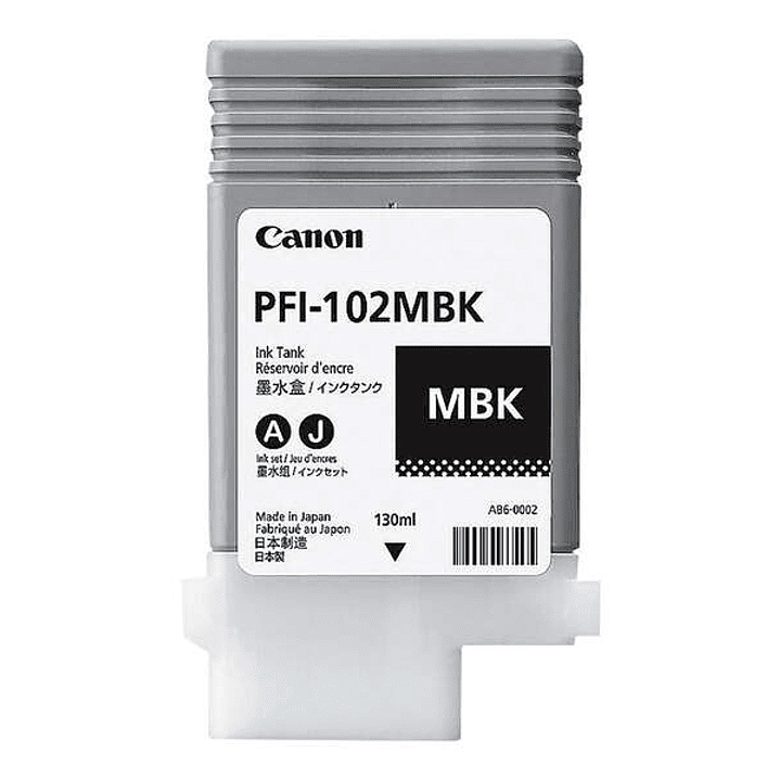 Canon PFI102 Negro Mate Cartucho de Tinta Original - 0894B001 1