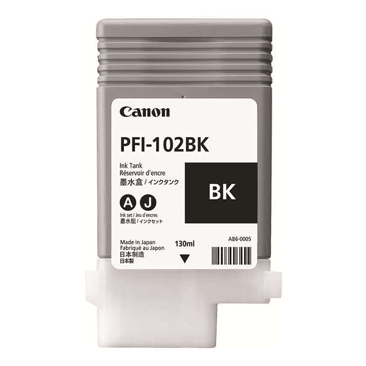 Canon PFI102 Negro Cartucho de Tinta Original - 0895B001 1