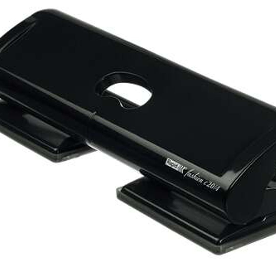 Rapid FC20/4 Taladro Perforador - Hasta 20 Hojas - 4 Orificios - Punzones 5.5mm - Color Negro 1