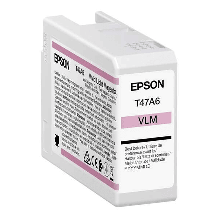 Epson T47A6 Magenta Light Vivido Cartucho de Tinta Original - C13T47A600 1