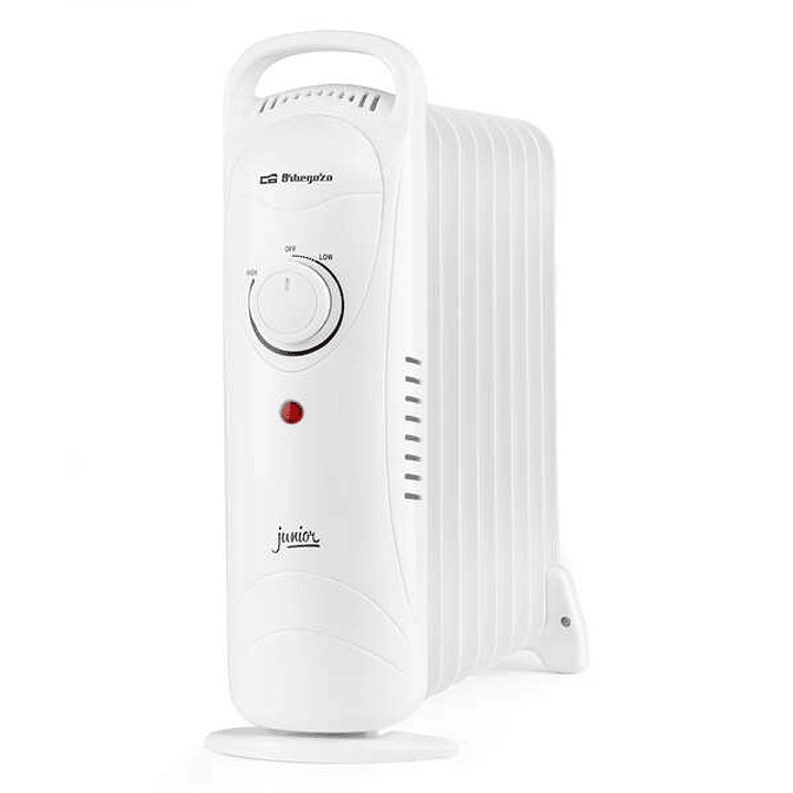 Orbegozo RO 1220 Radiador de Aceite Junior Compacto - Potencia 1200W - Termostato Regulable - Proteccion contra Sobrecalentamiento - Facil Manejo - As 1