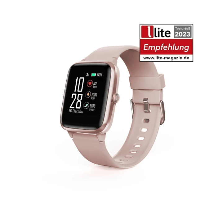 Hama 5910 Reloj Inteligente Smartwatch - Bluetooth 5.0 - Acero Inoxidable - Pantalla LCD 1.3