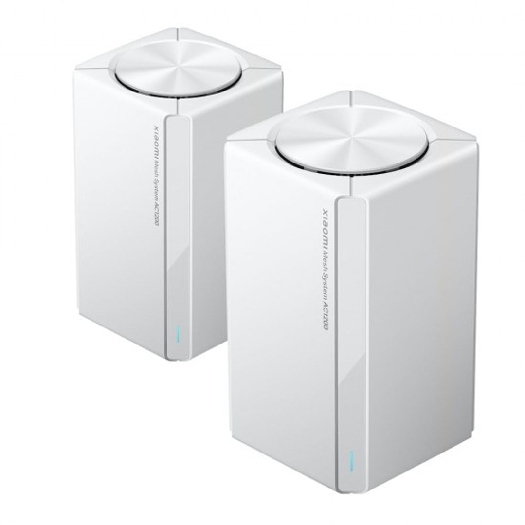 Xiaomi AC1200 Pack de 2 Sistemas WiFi Mesh Dual Band - Velocidad hasta 1200Mbps - 2 Puertos RJ-45 1