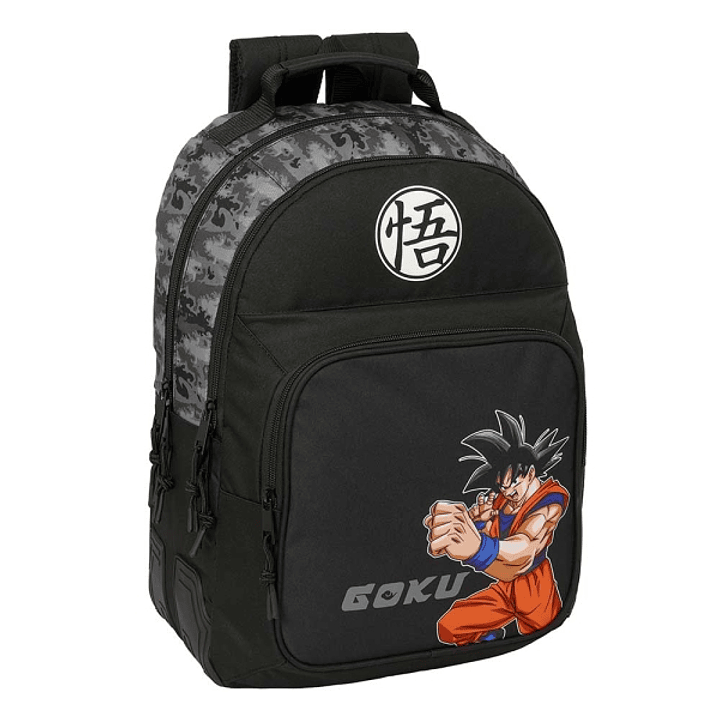 Safta Dragon Ball Mochila con 2 Compartimentos - Antirozaduras - Adaptable a Carro - Bolsillo Frontal - Portabotellas - Tirador Doble - Hombreras Ergo 1