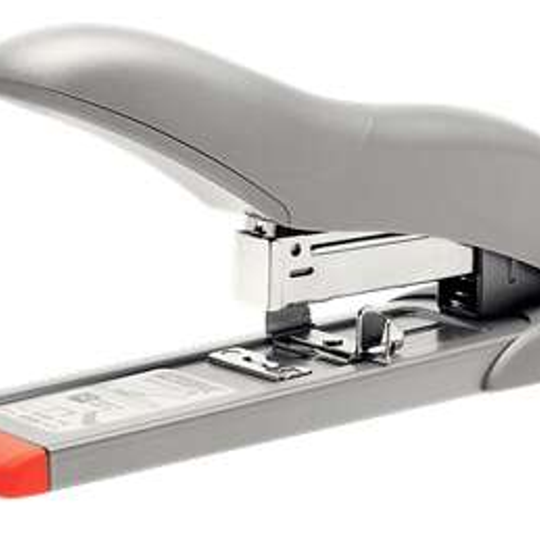 Rapid Fashion HD70 Grapadora de Gruesos - Hasta 70 Hojas - Grapado Cerrado - Utiliza Grapas 9/8-10, 23/8-10 - Color Gris/Naranja 1