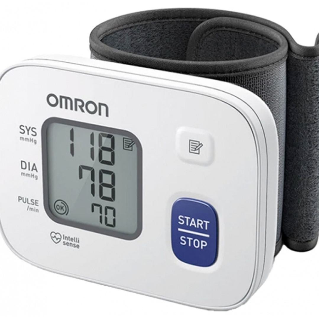 Omron RS2 Tensiometro de Muñeca - Deteccion Latido Arritmico - Intellisense - Deteccion Hipertension - Memoria 30 Lecturas - Color Blanco 1