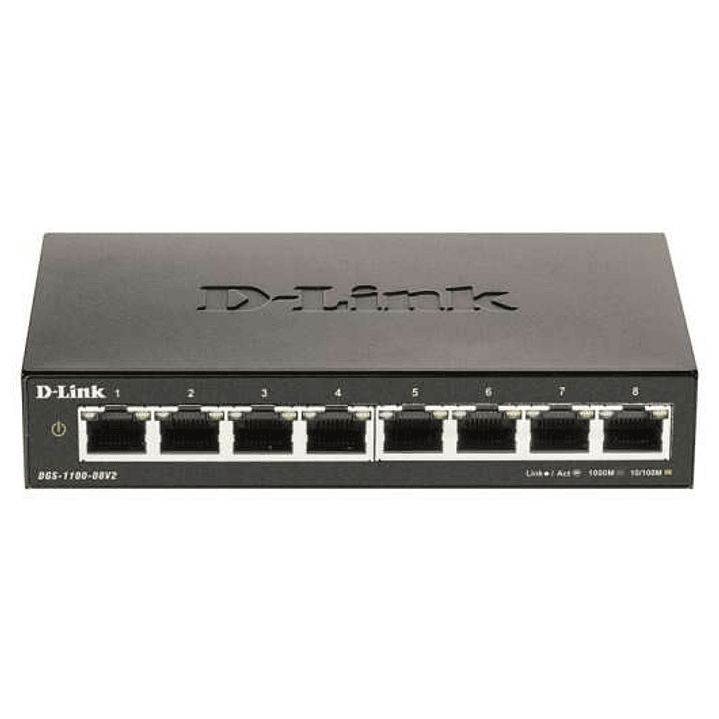 D-Link Switch Smart 8 Puertos Gigabit 10/100/1000 Mbps 1