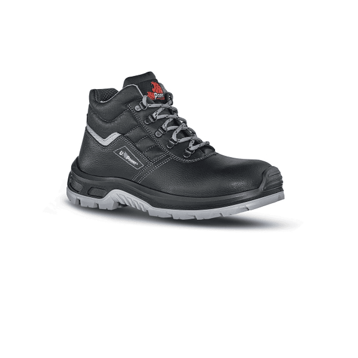 Upower Pitucon L Botines de Seguridad - Talla 38 - Empeine Piel Hidrofugo, Puntal Composite, Lamina Acero Ergonomica, Suela Antideslizante PU/PU, Prot 1