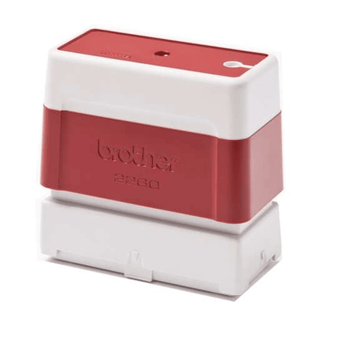 Brother PR2260R6P Pack de 6 Monturas de Sellos Originales - 22x60mm - Color Rojo 1