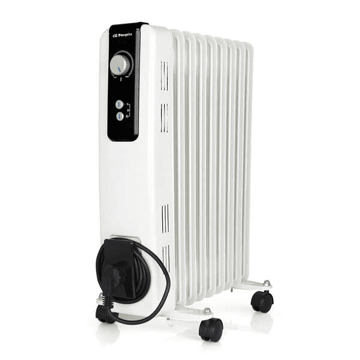 Orbegozo RH Compacto Radiador de Aceite - Potente y Silencioso - 3 Niveles de Potencia - Elementos de Alta Inercia Termica - Seguro y Facil de Transpo 1