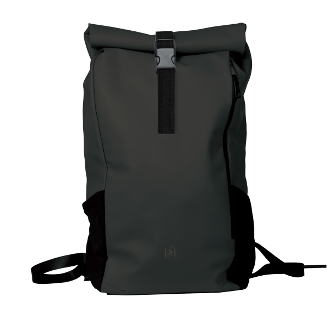 Oxford Identity Roll Top Mochila con Cierre Enrollable 24L - Material Resistente al Agua - Asa Colgador en la Parte Posterior - Bolsillo Frontal con L 1