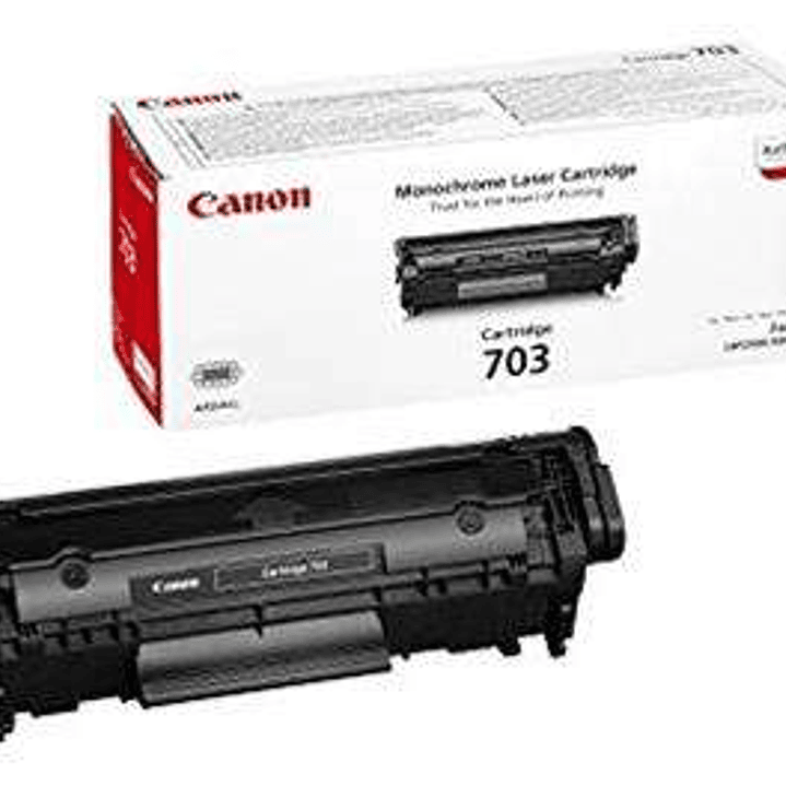 Canon 703 Negro Cartucho de Toner Original - 7616A005 1
