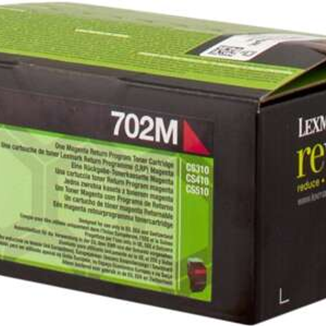 Lexmark CS310/CS410/CS510 Magenta Cartucho de Toner Original - 70C20M0/70C20ME/702M 1