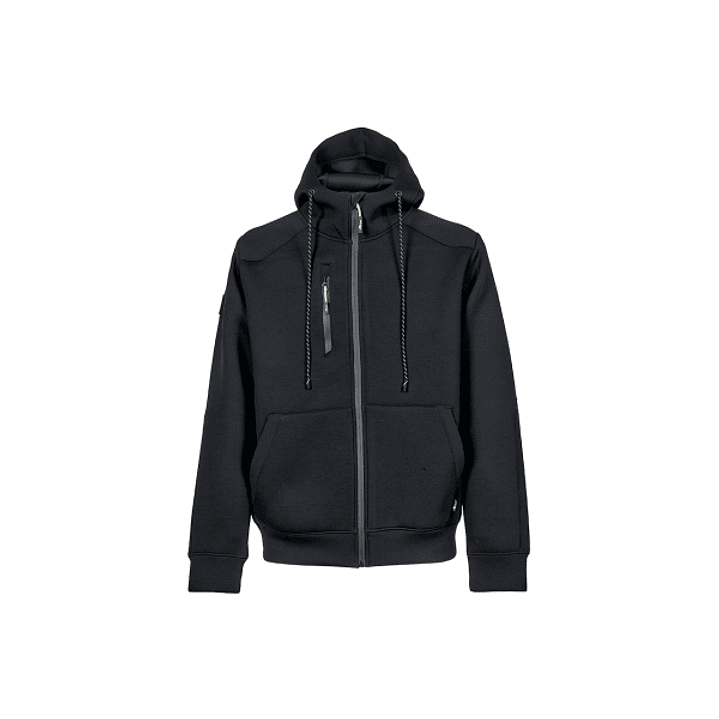 Upower Cork Sudadera Sintetica - Talla S - Proteccion Incluida, Peso Ligero, Diseño Moderno - Color Negro Carbon 1
