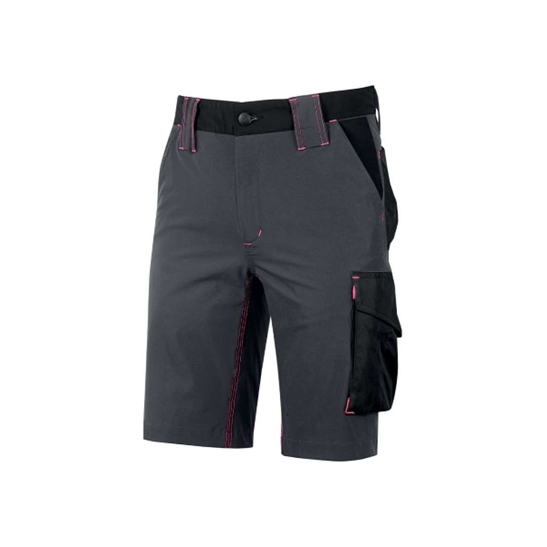Upower Mercury Lady Pantalon Corto de Alta Calidad - Talla L - Tejido U-4 Stretch, Repelente al Agua, Alta Transpirabilidad, Secado Rapido, Bolsillos  1