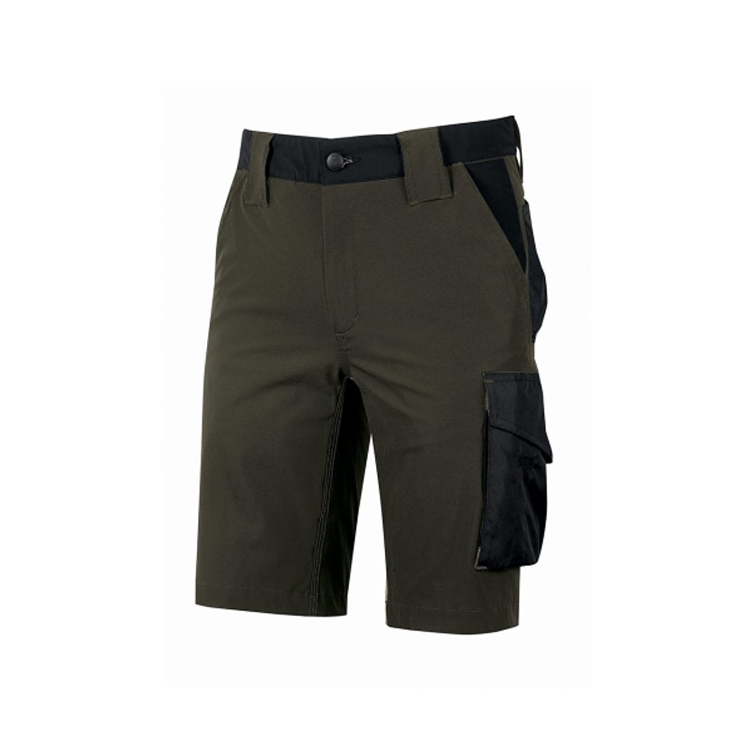 Upower Mercury Pantalon Corto Alta Calidad - Talla L - Repelente al Agua, Transpirable, Secado Rapido, Multiples Bolsillos, Cintura Elastica, Protecci 1