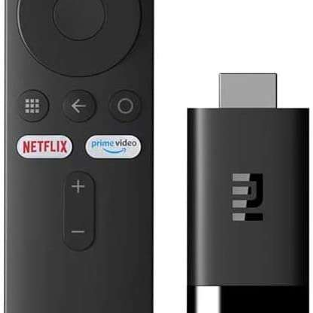 Xiaomi Mi TV Stick Reproductor Portatil de Contenidos Streaming Full HD WiFi - Bluetooth 4.2 - Android 9.0 - Sonido Dolby y DTS - Smartcast - Mando a  1