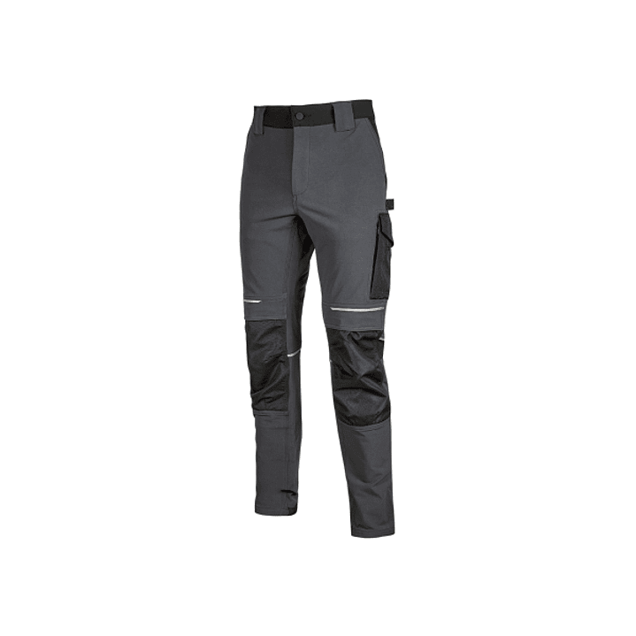 Upower Atom Pantalon de Tejido Stretch - Talla M - Resistente y Transpirable, Secado Rapido, Bolsillos Multifuncionales, Cintura Elastica, Proteccion  1