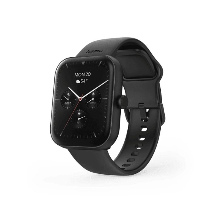 Hama 5000 Reloj Inteligente Smartwatch - Bluetooth 5.3 - Bateria 300mAh - Pantalla TFT 1.65