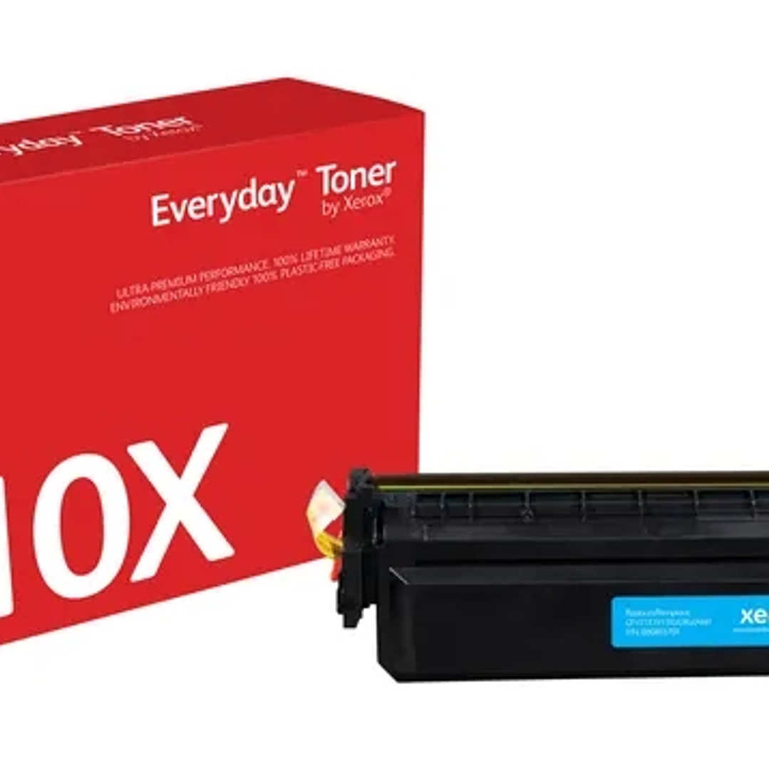 Xerox Everyday HP CF411X Cyan Cartucho de Toner Generico - Reemplaza 410X 1