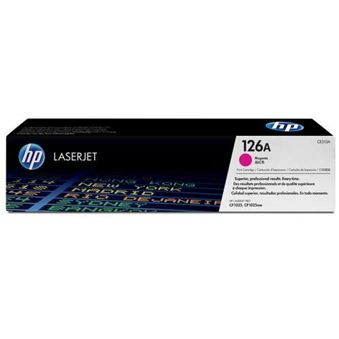 HP CE313A Magenta Cartucho de Toner Original - 126A 1