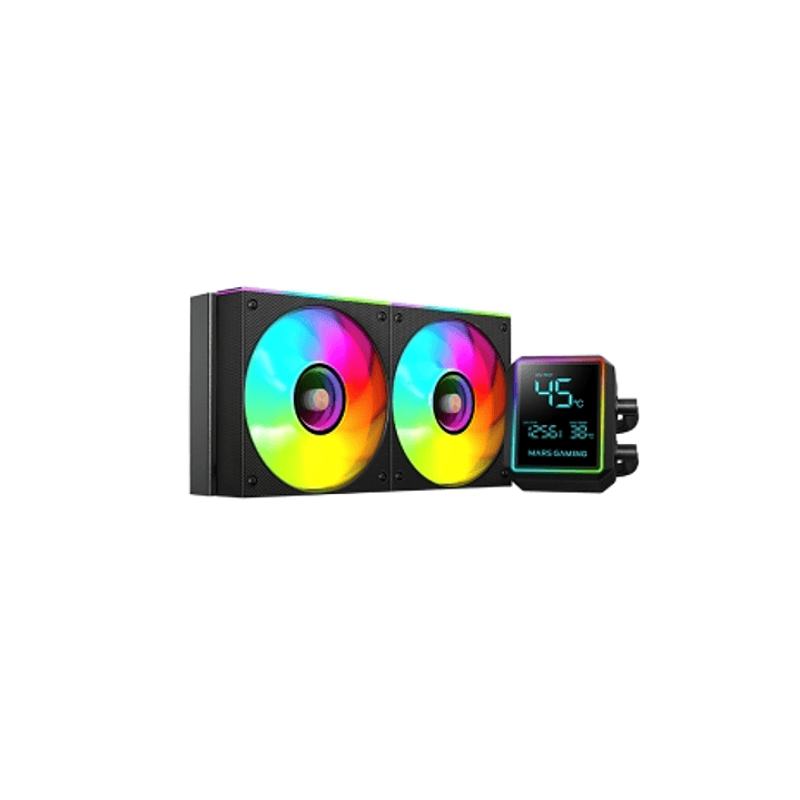 Mars Gaming ML-LCDPRO240 Kit de Refrigeracion Liquida - Potencia 500W - Pantalla LCD 2.8