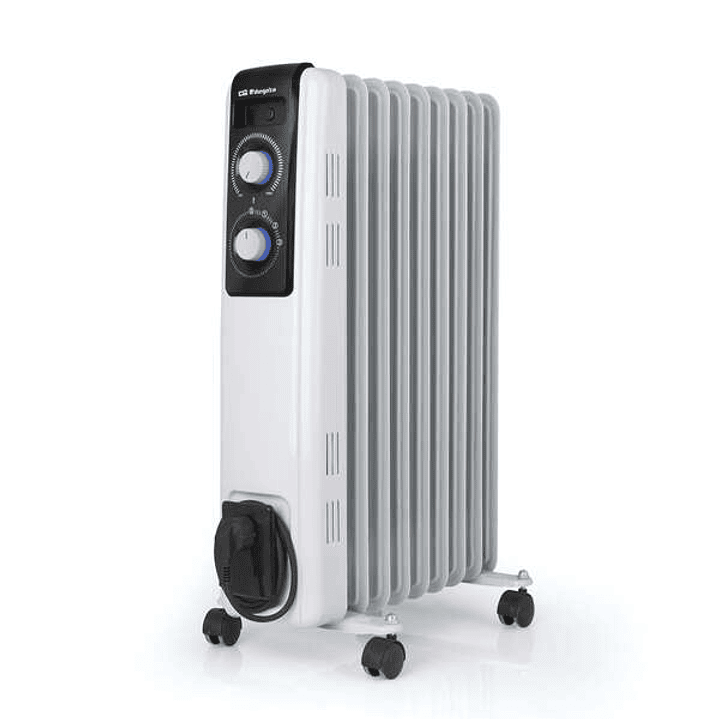 Orbegozo RF Radiador de Aceite Confort Total - Potencia Ajustable - Diseño Moderno y Elegante - Alta Inercia Termica - Facil de Transportar - Seguro y 1