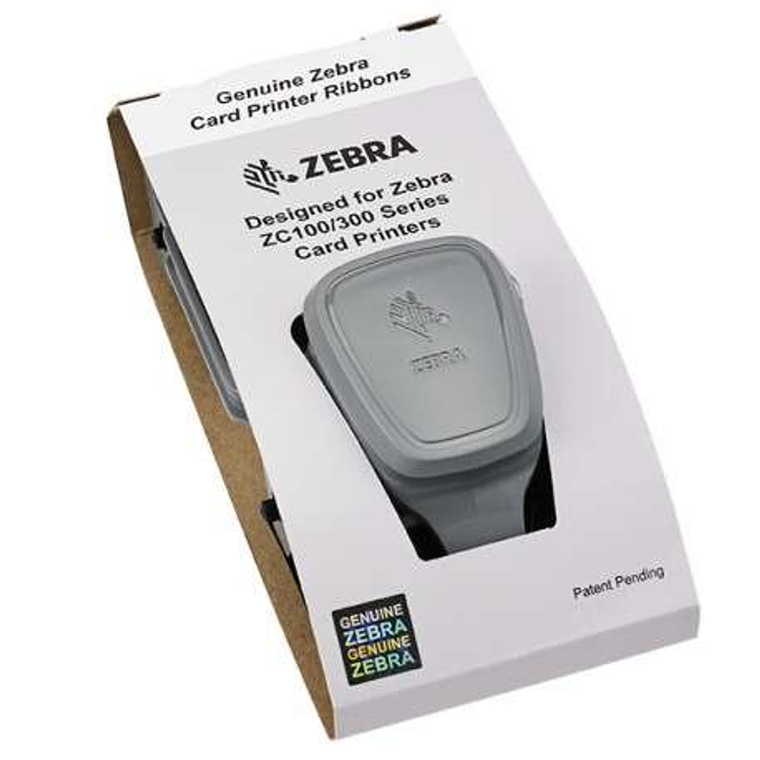 Zebra ZC100/300 Cinta Original Blanco - 800300-309EM 1