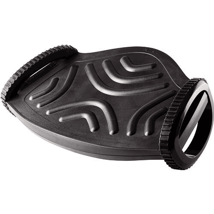 Fellowes Smart Rocker Reposapies - Doble Base Circular - Ayuda a una Correcta Circulacion - Superficie Efecto Masaje - Color Negro 1