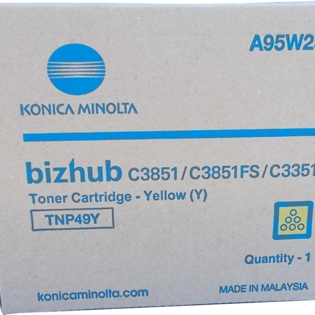 Konica Minolta TNP49 Amarillo Cartucho de Toner Original - TNP49Y/A95W250 1