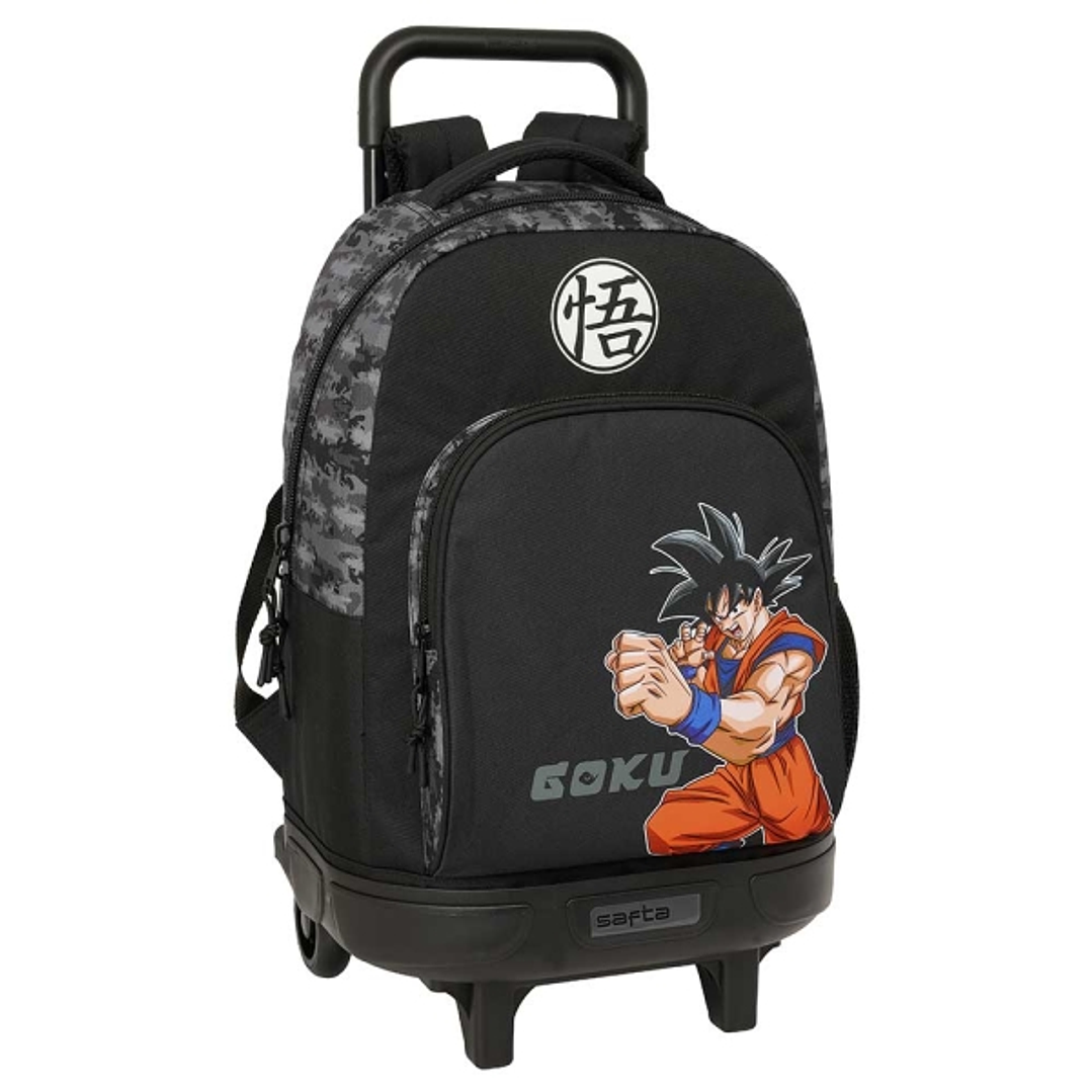 Safta Dragon Ball Mochila con Carro - Extraible - Bolsillo Frontal - Portabotellas - Tirador Doble - Hombreras Acolchadas - Asa Acolchada - Tarjeta ID 1