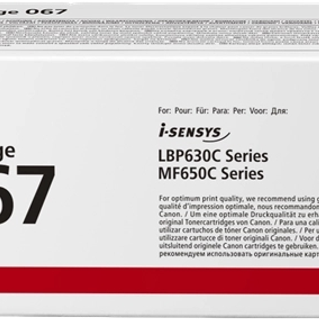 Canon 067 Cyan Cartucho de Toner Original - 5101C002 1